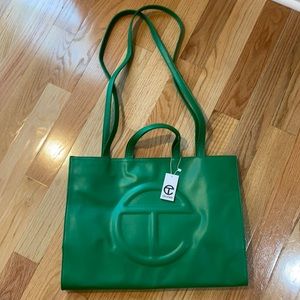 Telfar Large Shopping Bag Greenscreen